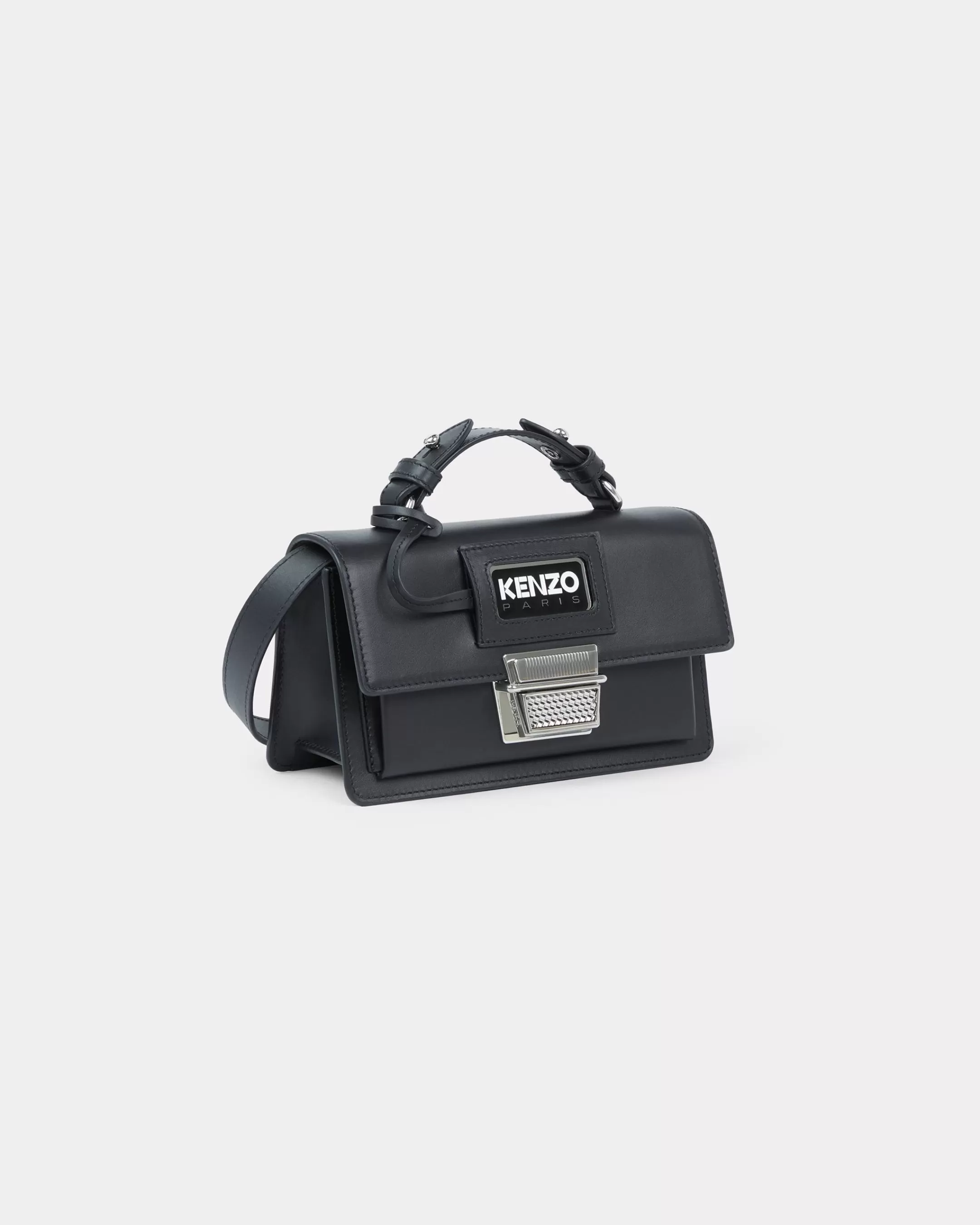 BAGS | Women's Bags*KENZO 'Rue Vivienne' miniature leather bag with strap Black