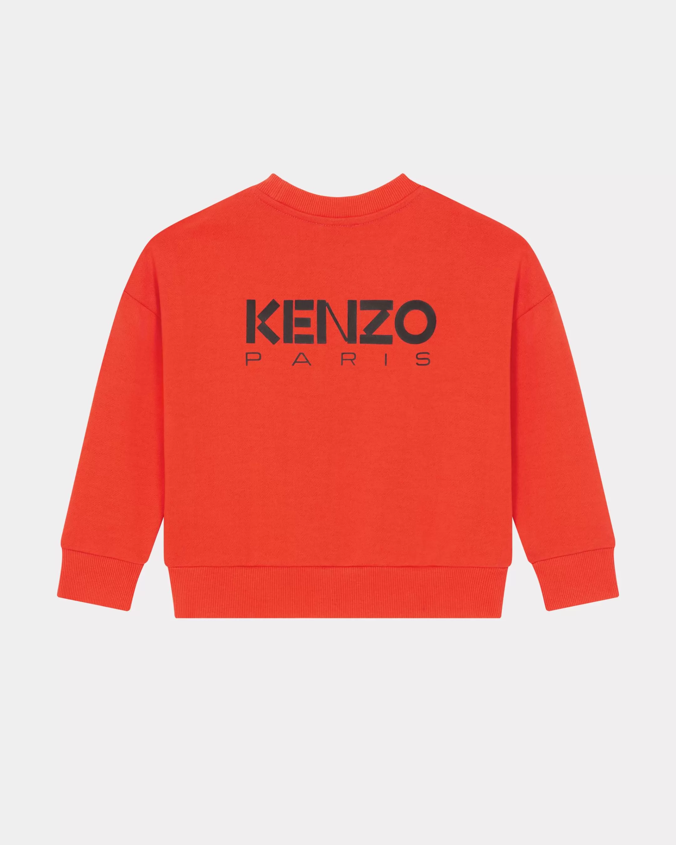 GIRLS (3-12 YEARS)*KENZO 'Sailor' fleece sweatshirt Vermillion