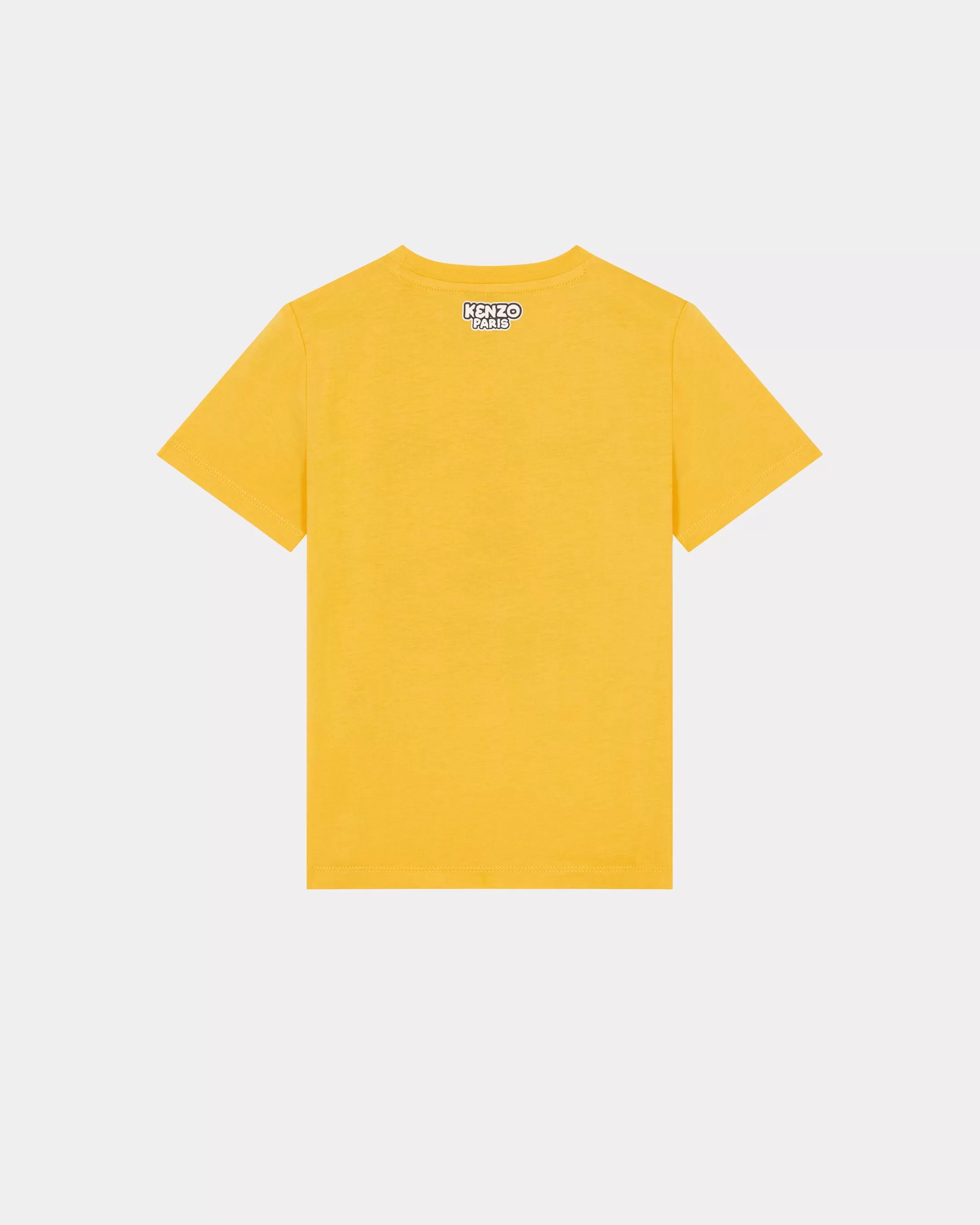 BOYS (3-12 YEARS)*KENZO 'Sailor' patterned cotton T-shirt Golden Yellow