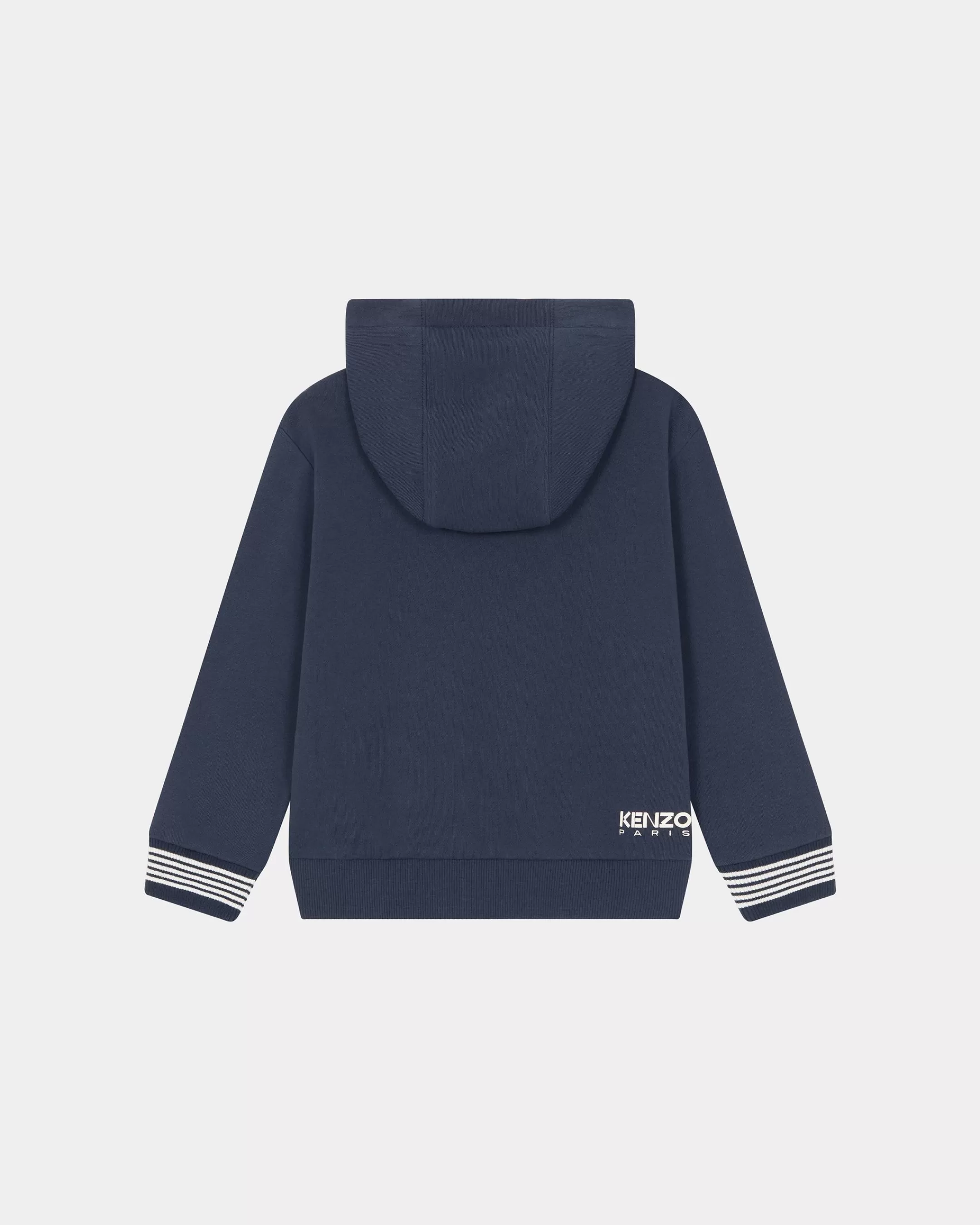 GIRLS (3-12 YEARS)*KENZO 'Sailor' zipped hoodie Navy Blue