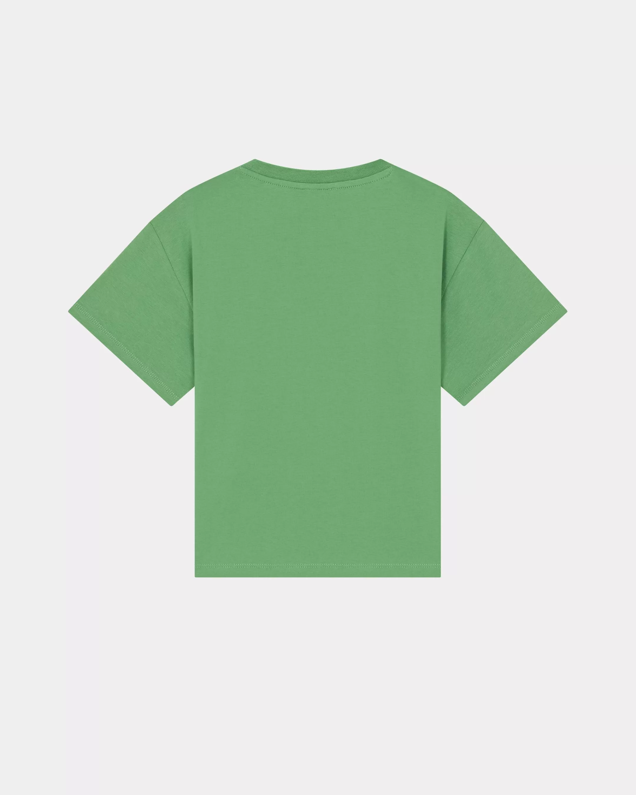 BOYS (3-12 YEARS)*KENZO Short-sleeved cotton T-shirt Bottle Green