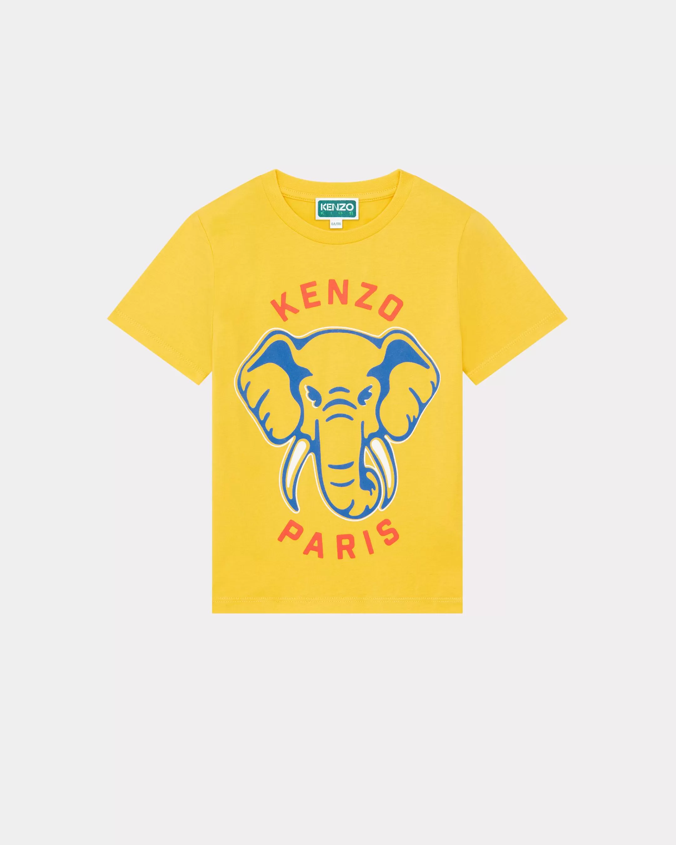 BOYS (3-12 YEARS)*KENZO Short-sleeved cotton T-shirt Golden Yellow