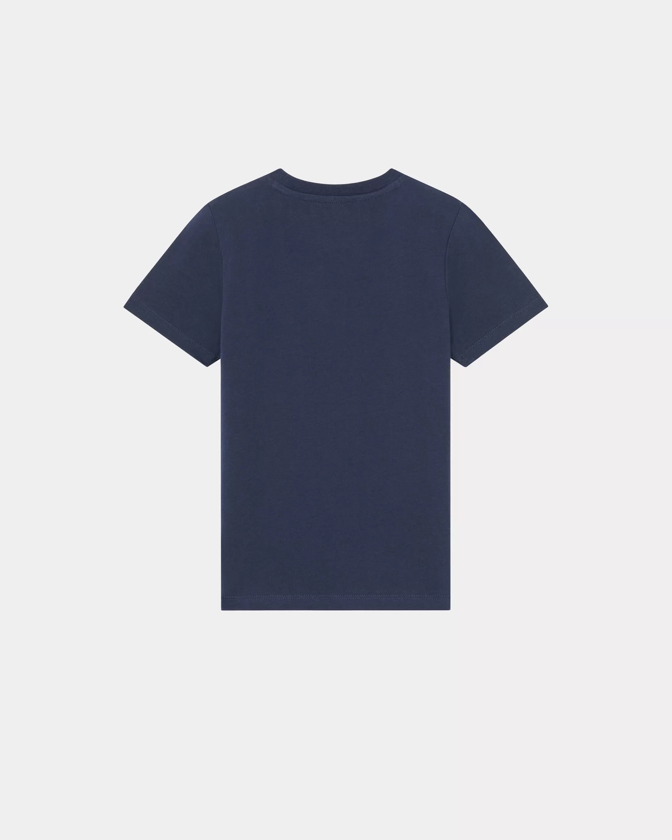 BOYS (3-12 YEARS)*KENZO Short-sleeved cotton T-shirt Navy Blue