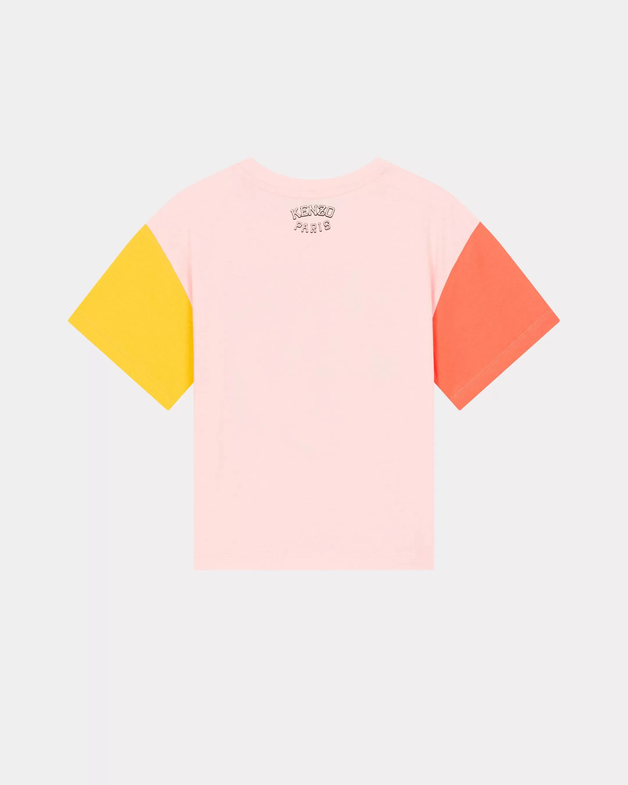 GIRLS (3-12 YEARS)*KENZO T-shirt with contrasting sleeves Pastel Pink