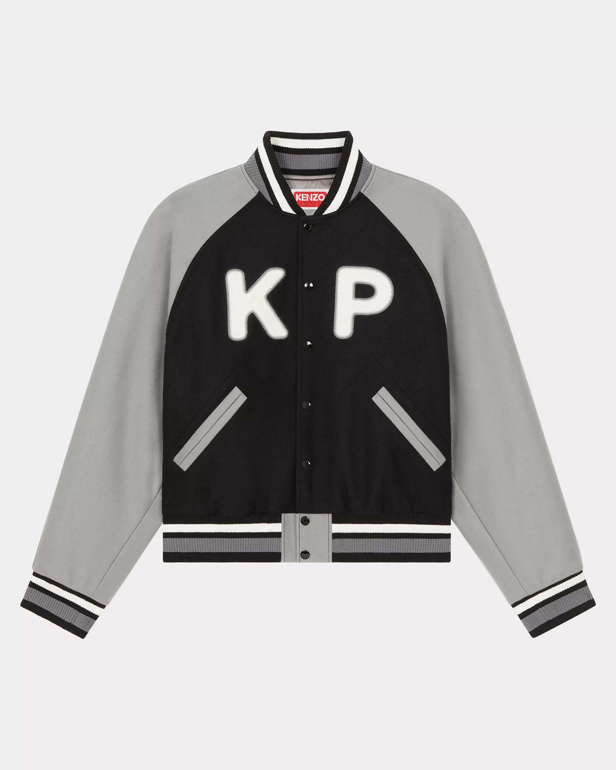 Jackets and Coats | Jackets and Coats*KENZO 'Varsity' genderless wool jacket Black