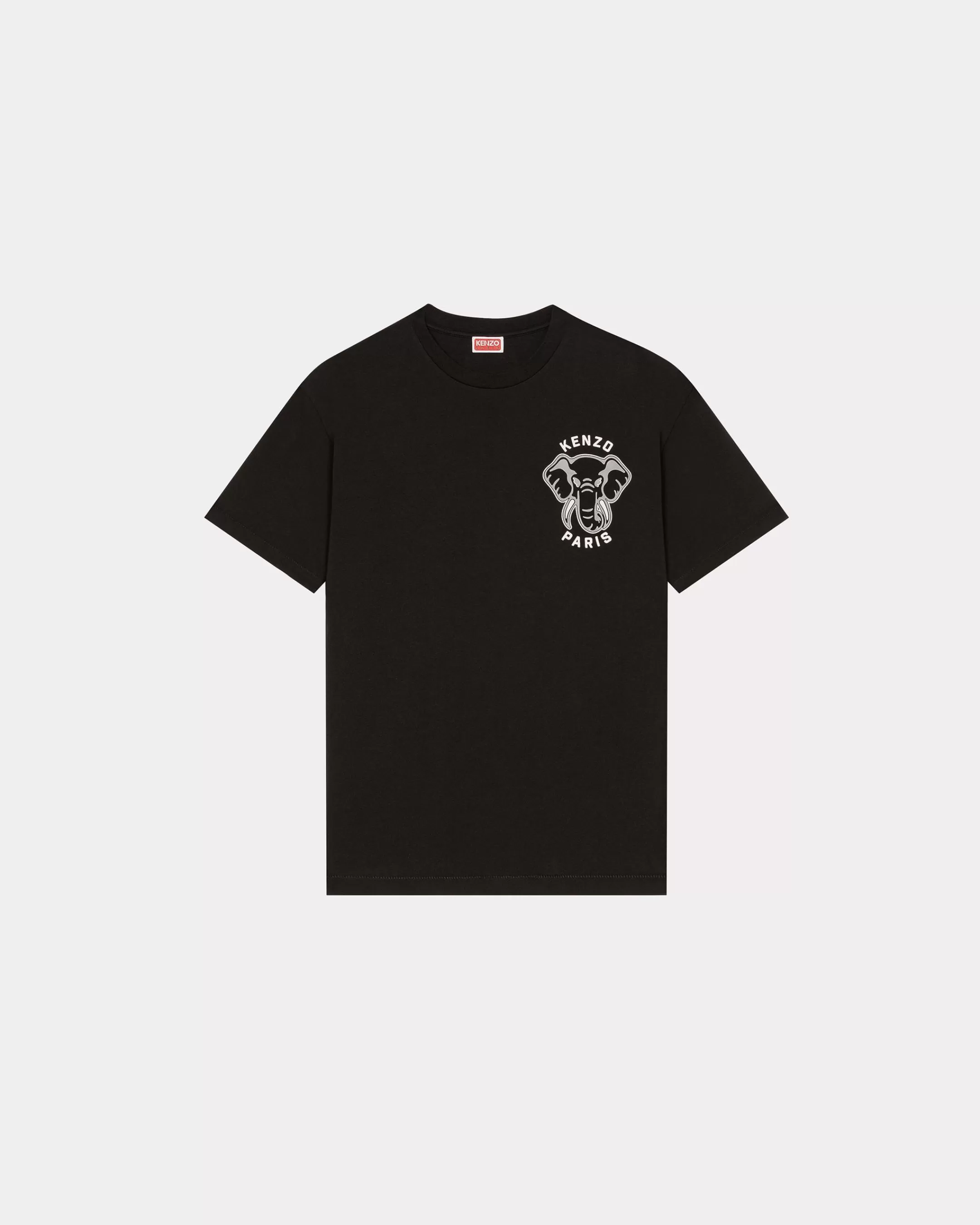 T-shirts and Polos*KENZO 'Varsity Jungle' Elephant T-shirt Black