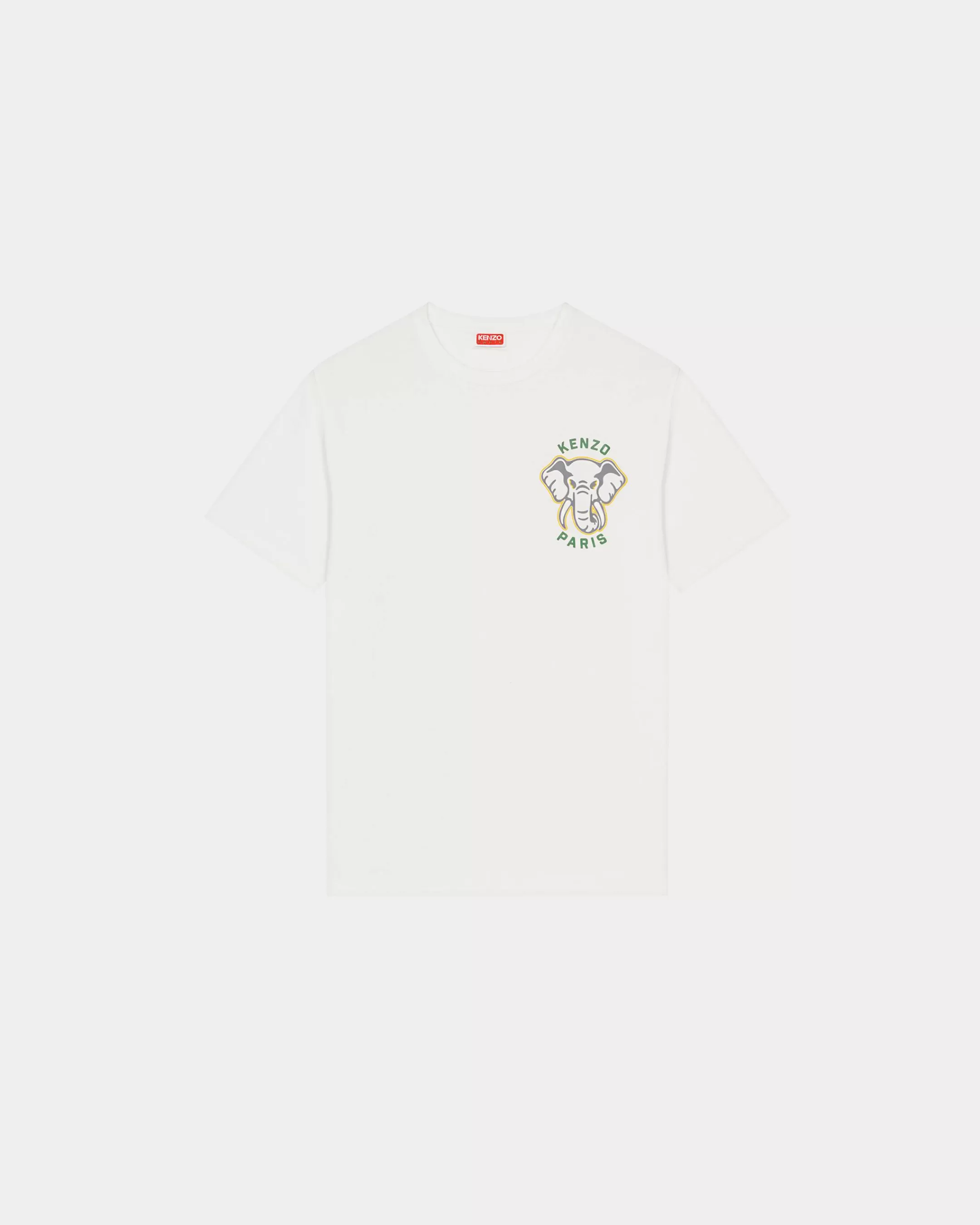 T-shirts and Polos*KENZO 'Varsity Jungle' Elephant T-shirt Off White