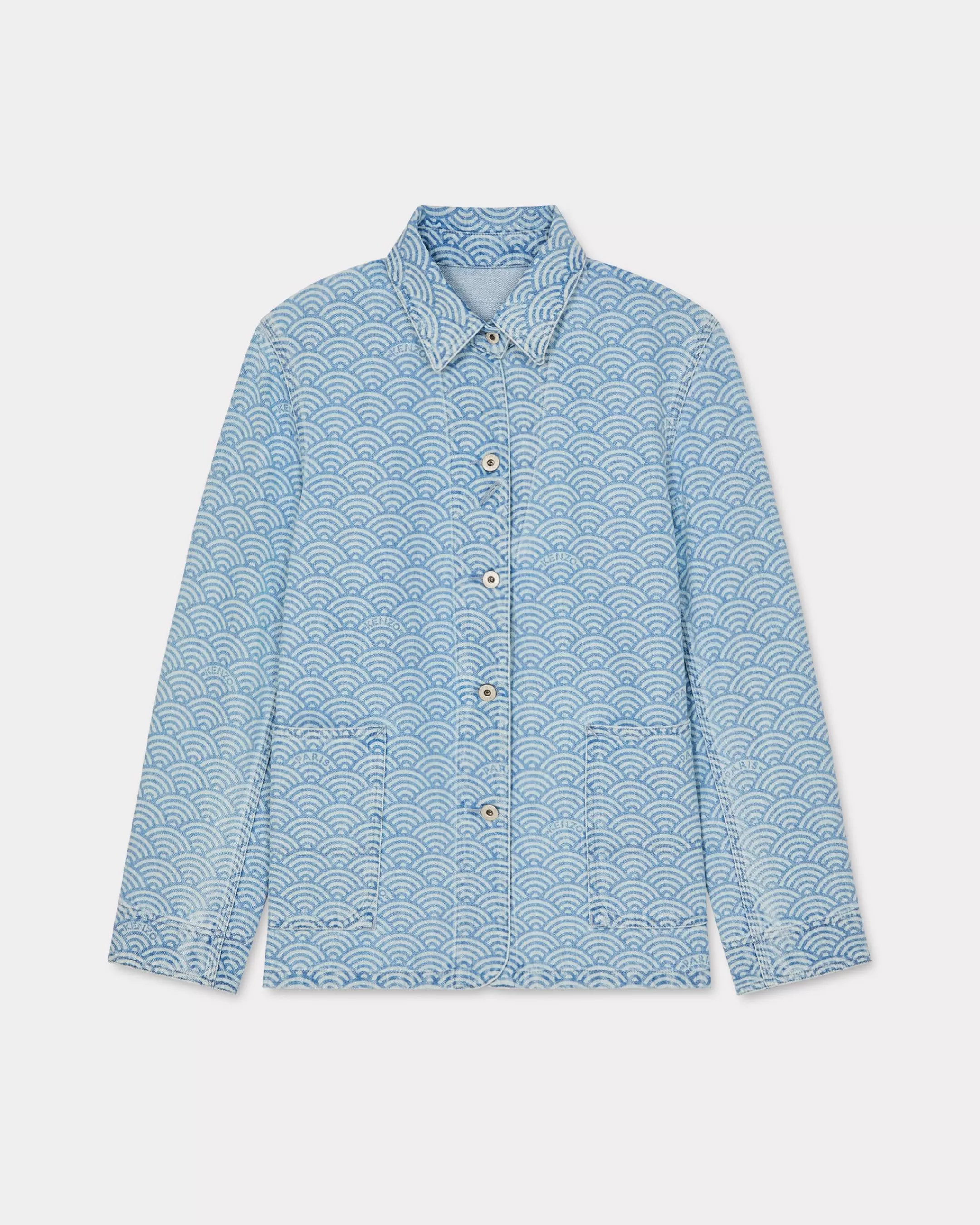 Denim | Jackets and Coats*KENZO Workwear jacket Stone Bleached Blue Denim