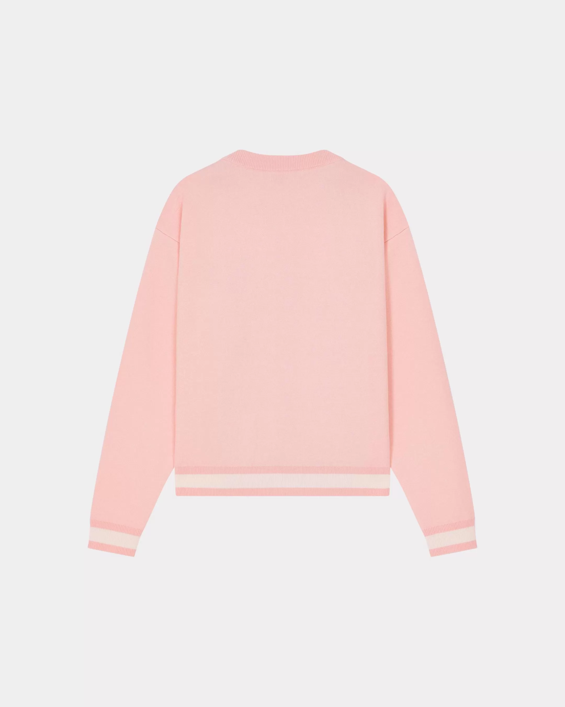 Knitwear*KENZO 'Year of the Dragon' embroidered cardigan Faded Pink