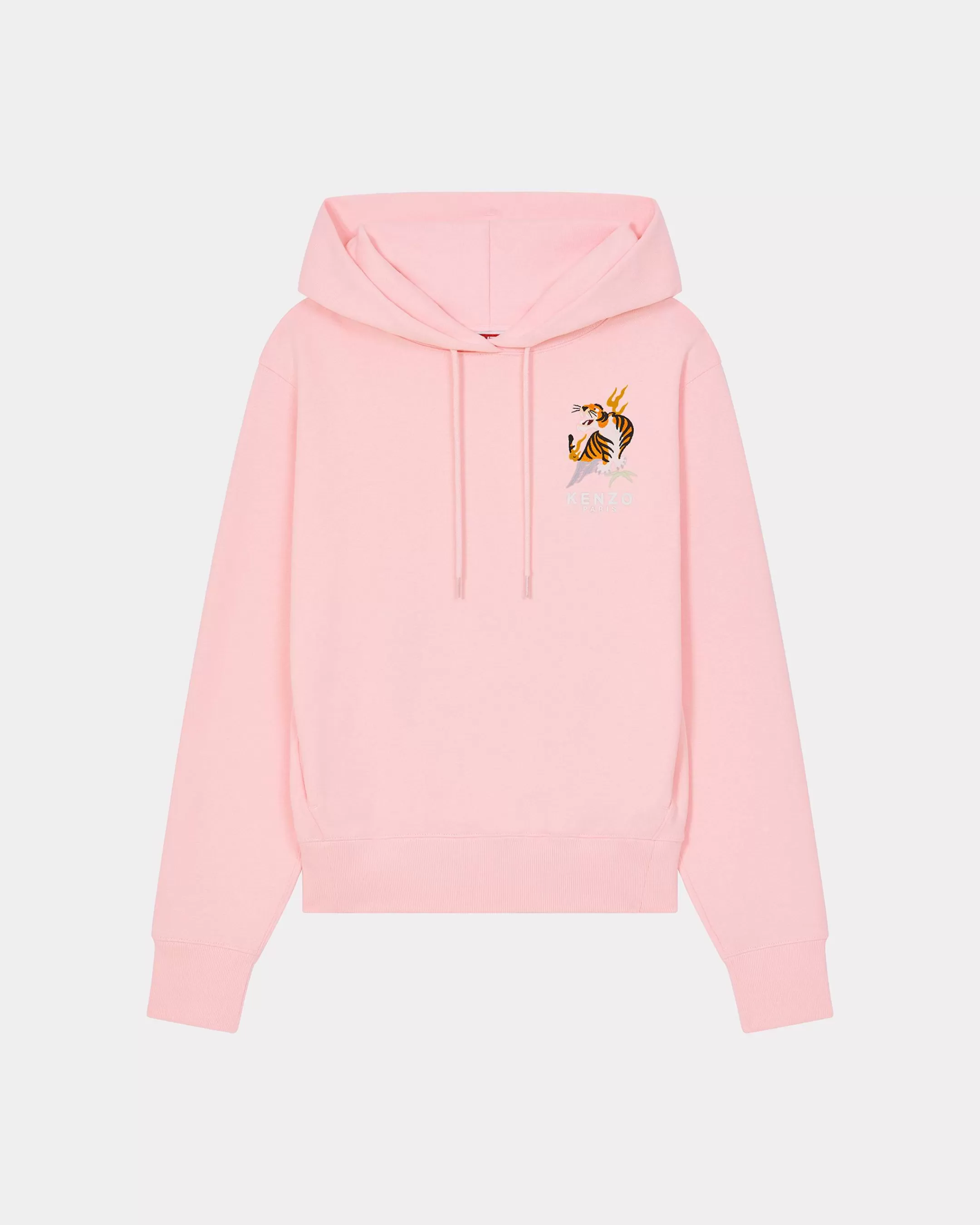 Sweatshirts and Hoodies*KENZO 'Year of the Dragon' embroidered classic hoodie sweatshirt Faded Pink