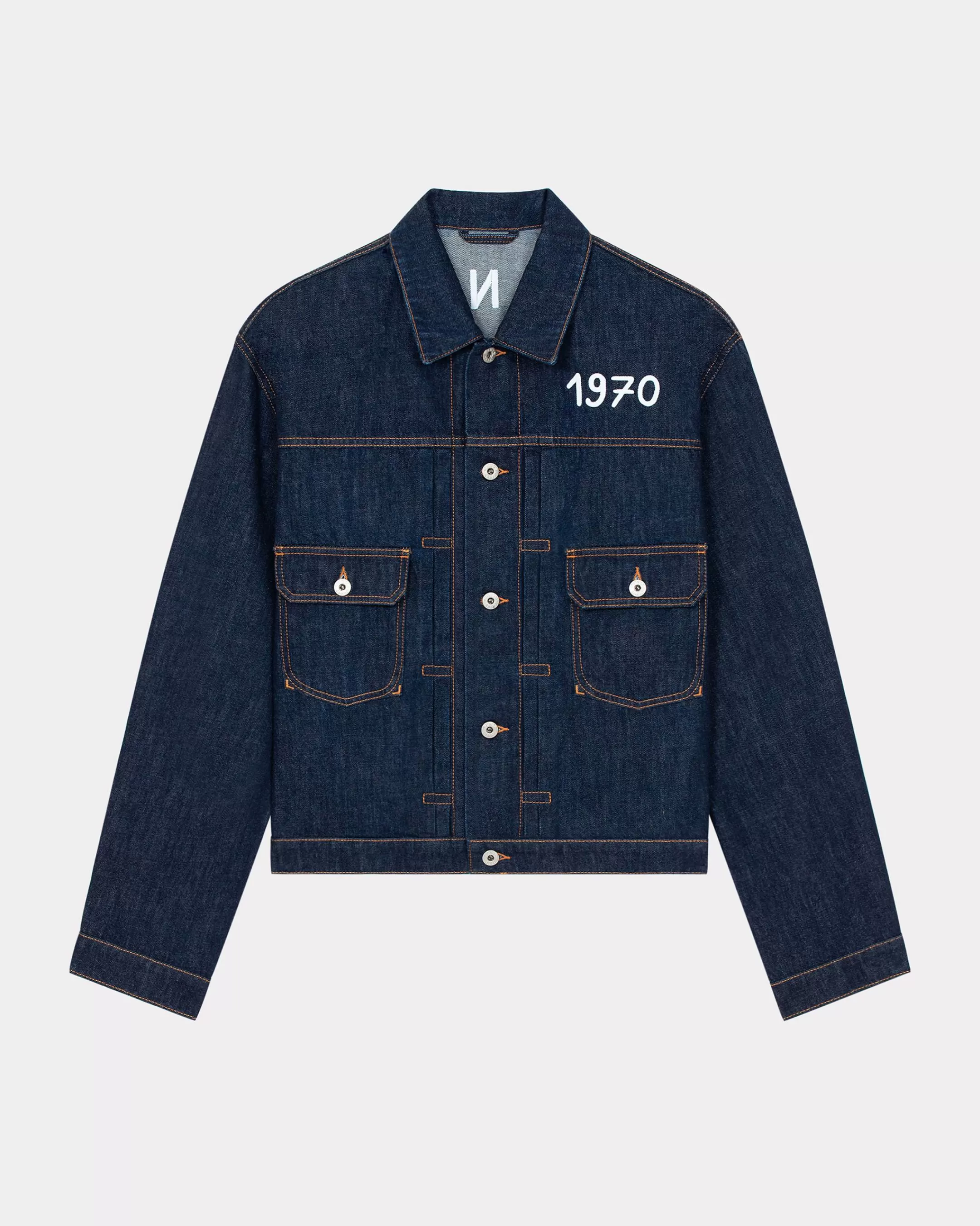 Denim | Jackets and Coats*KENZO 'Year of the Dragon' embroidered denim trucker jacket Rinse Blue Denim