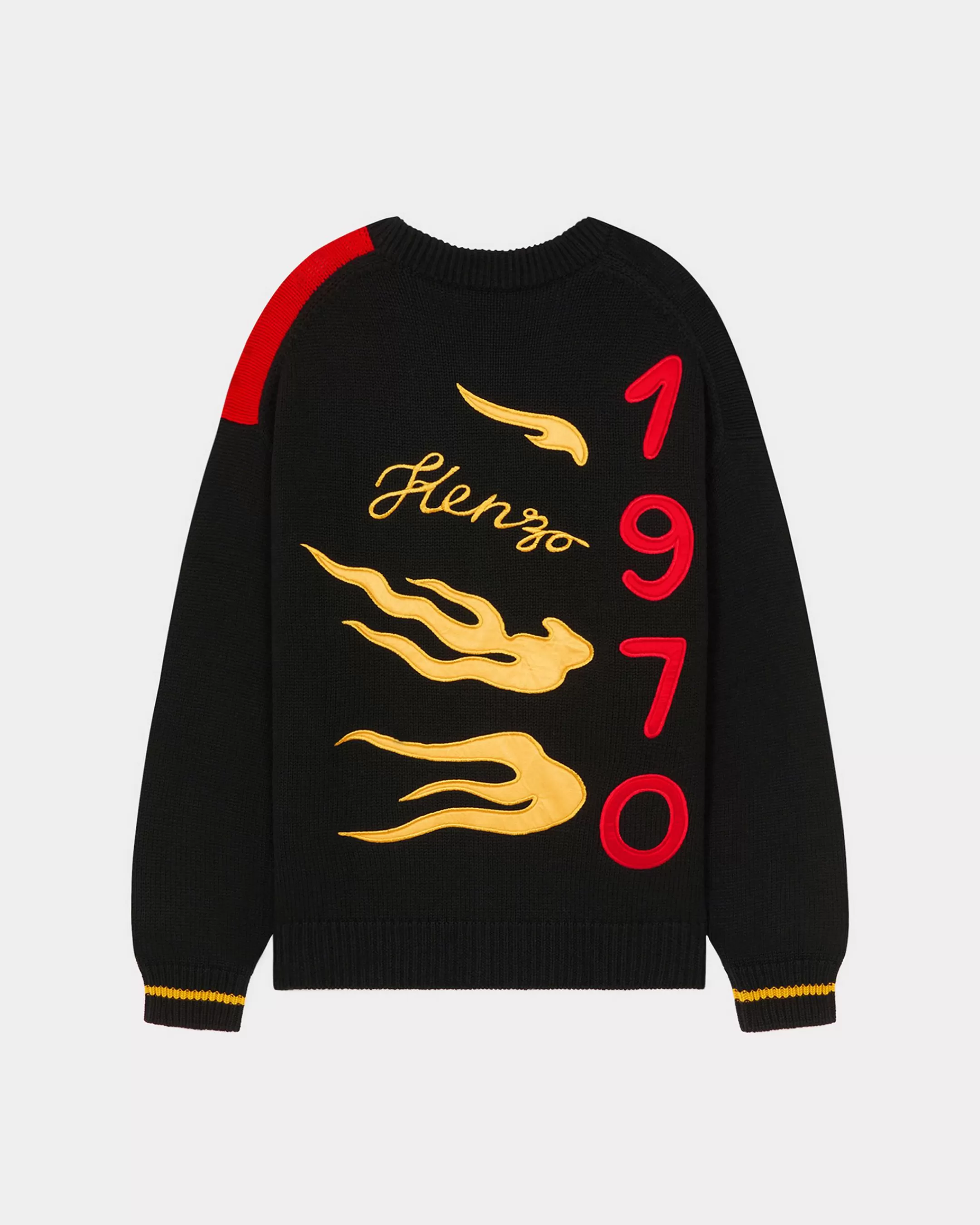 Knitwear | Knitwear*KENZO 'Year of the Dragon' embroidered genderless cardigan Black