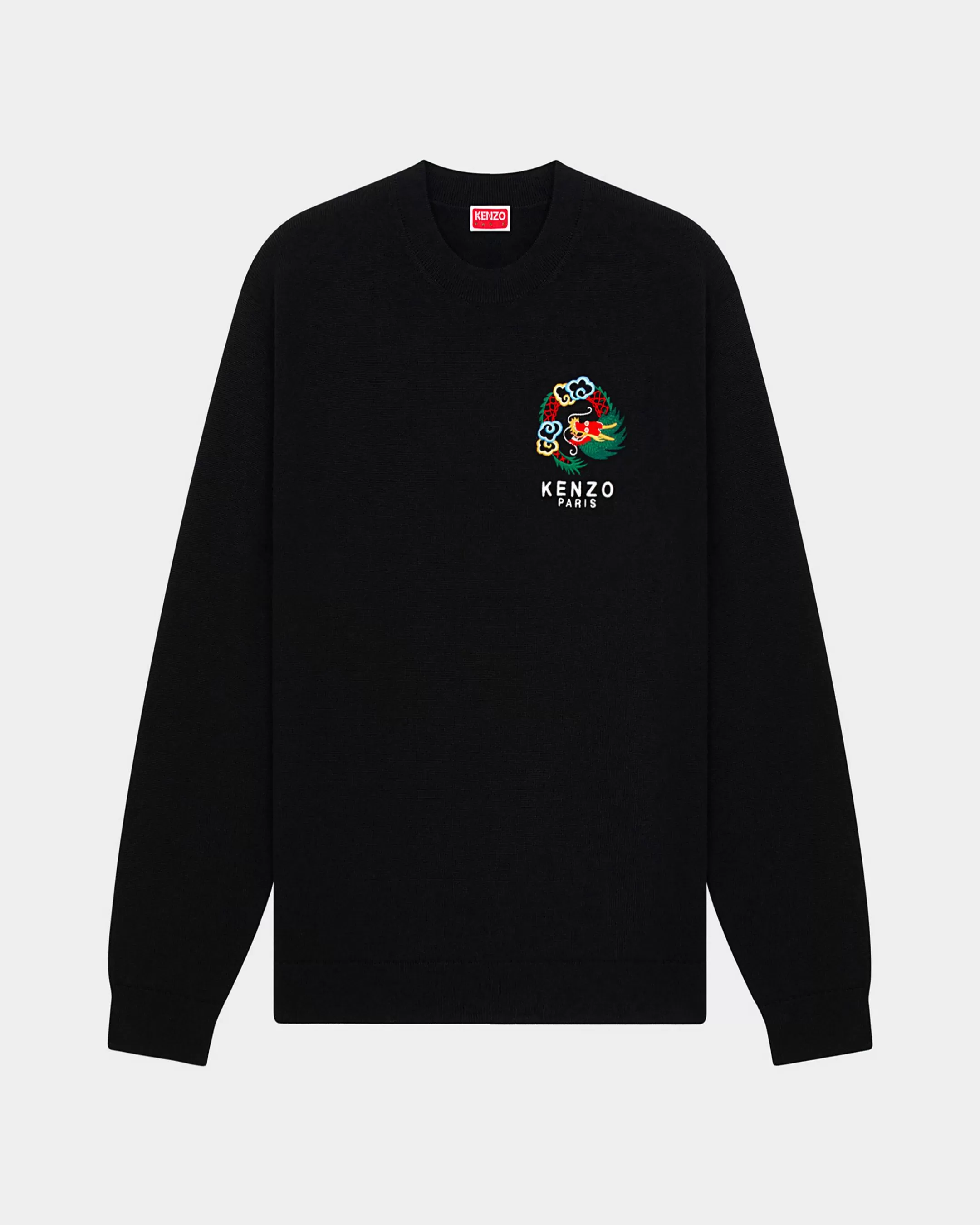 Knitwear | Gifts*KENZO 'Year of the Dragon' embroidered jumper Black