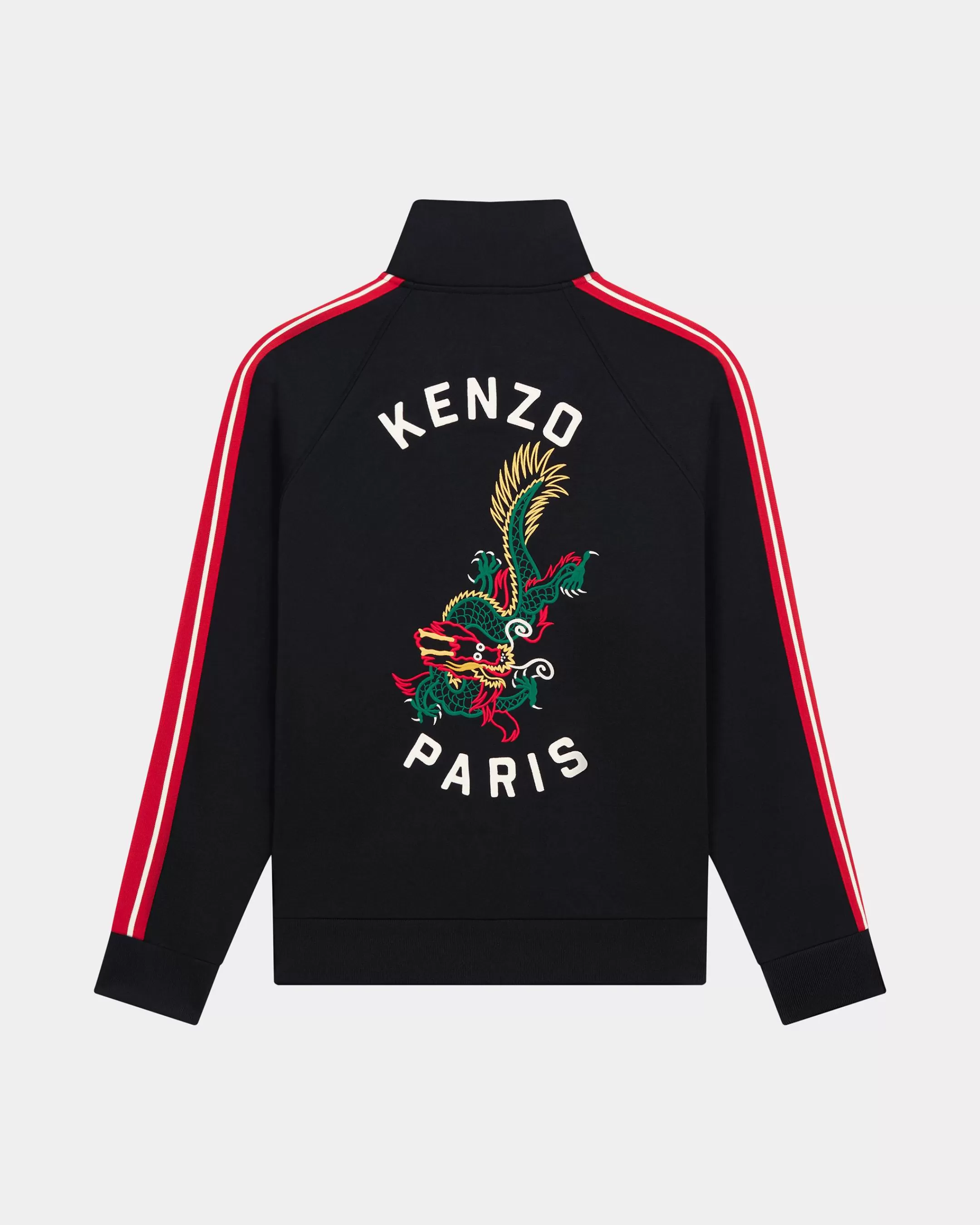 Sweatshirts and Hoodies*KENZO 'Year of the Dragon' embroidered shirt jacket Black