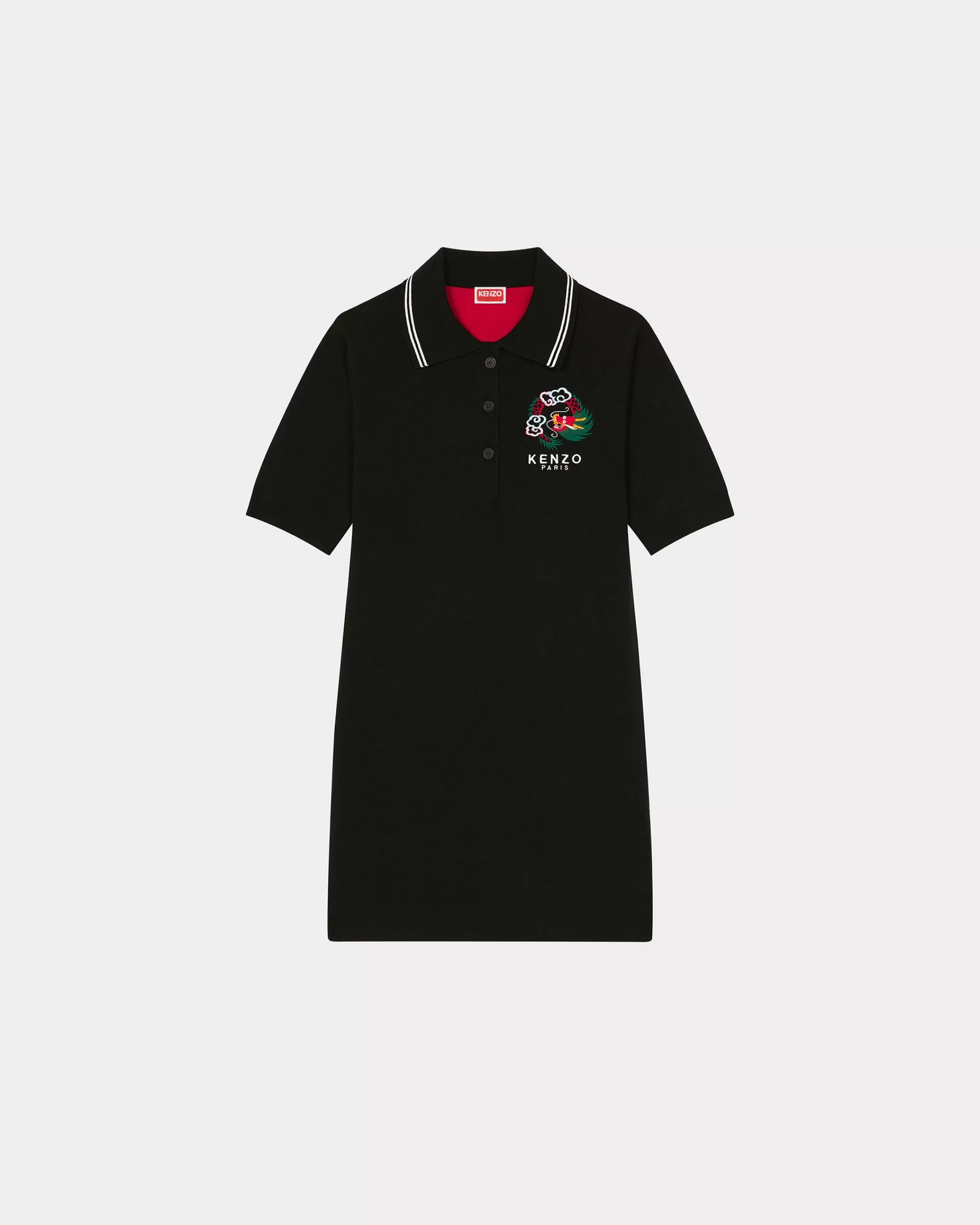 Dresses and Skirts*KENZO 'Year of the Dragon' polo dress Black