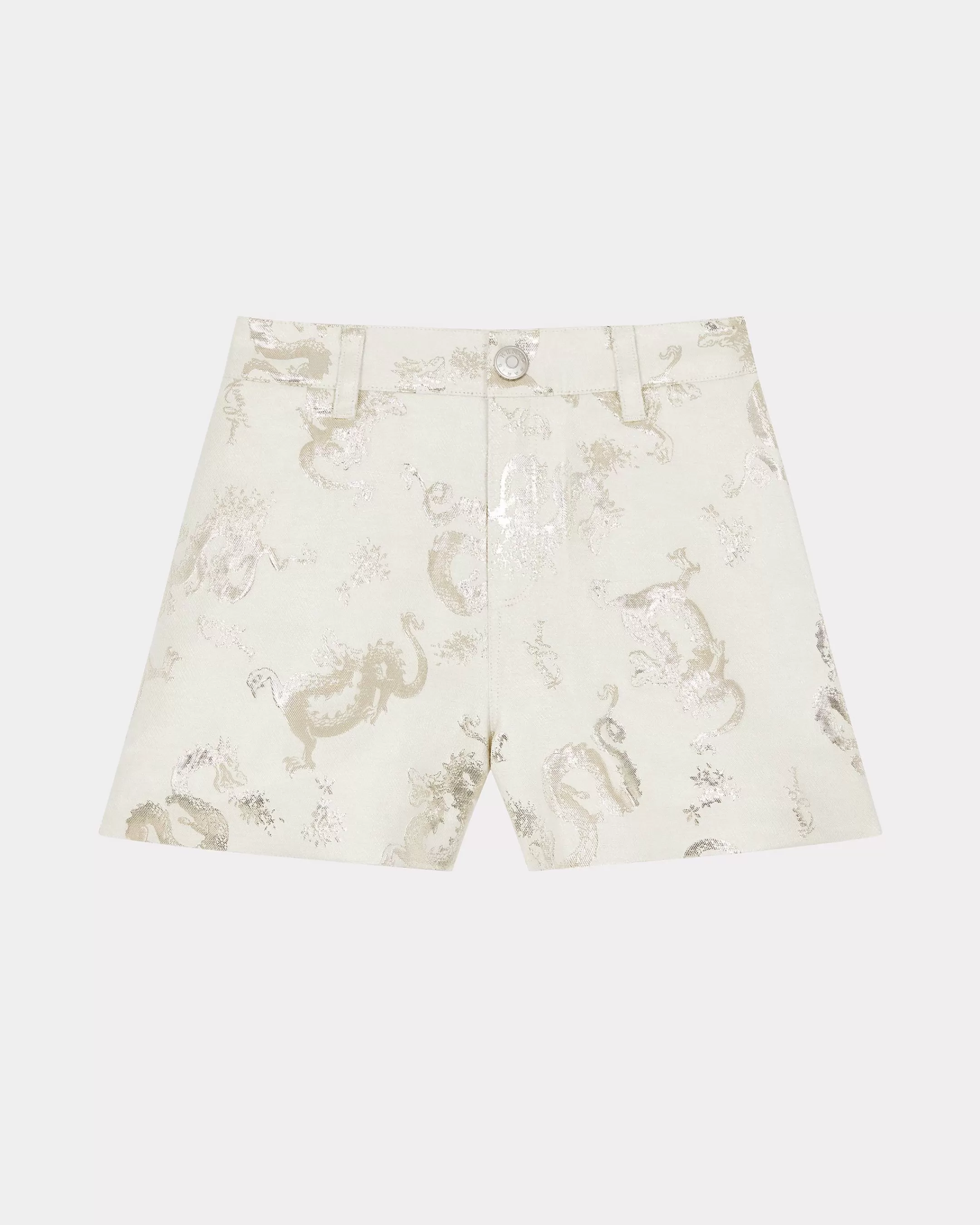 GIRLS (3-12 YEARS)*KENZO Year of the Dragon' printed shorts Cream