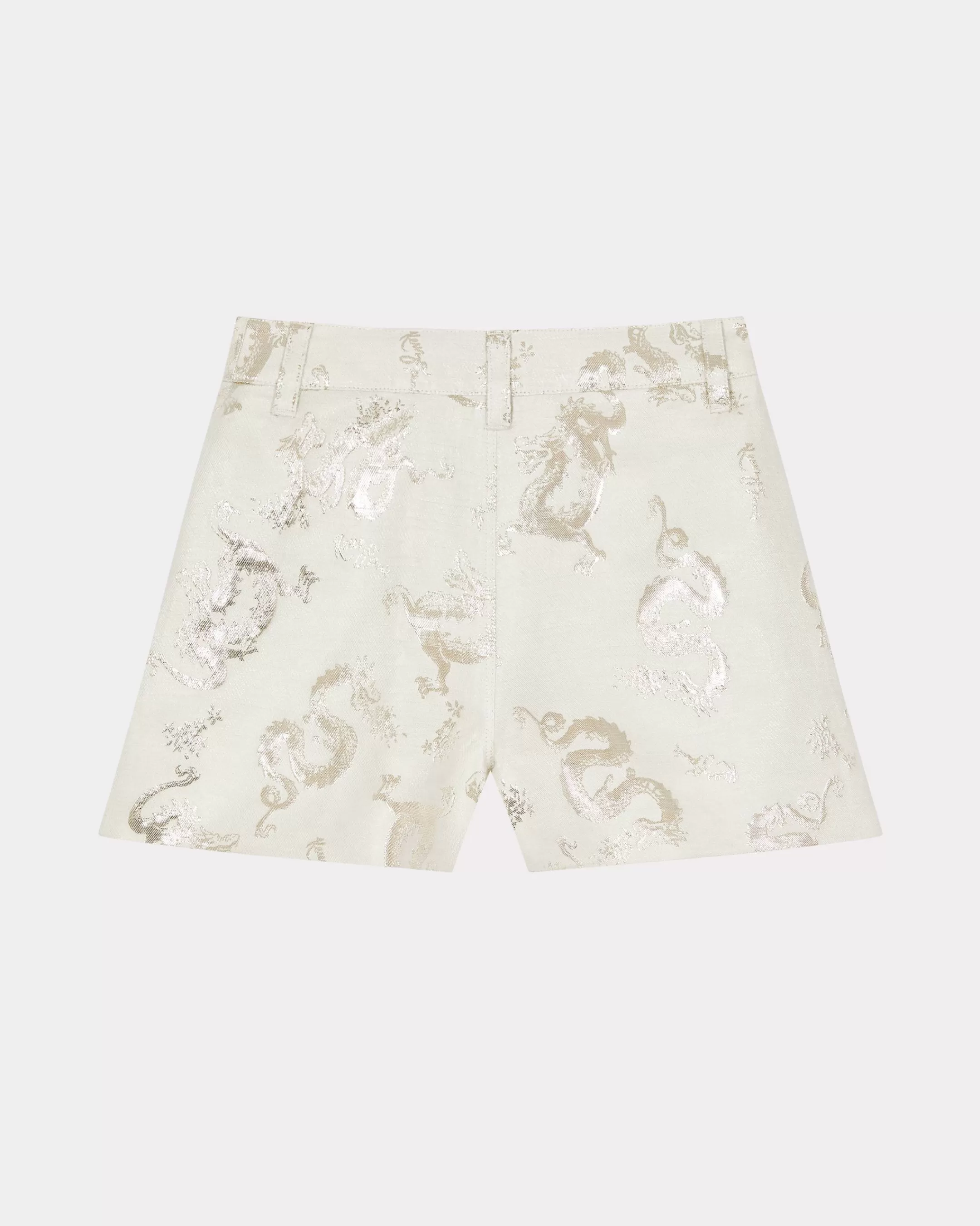 GIRLS (3-12 YEARS)*KENZO Year of the Dragon' printed shorts Cream