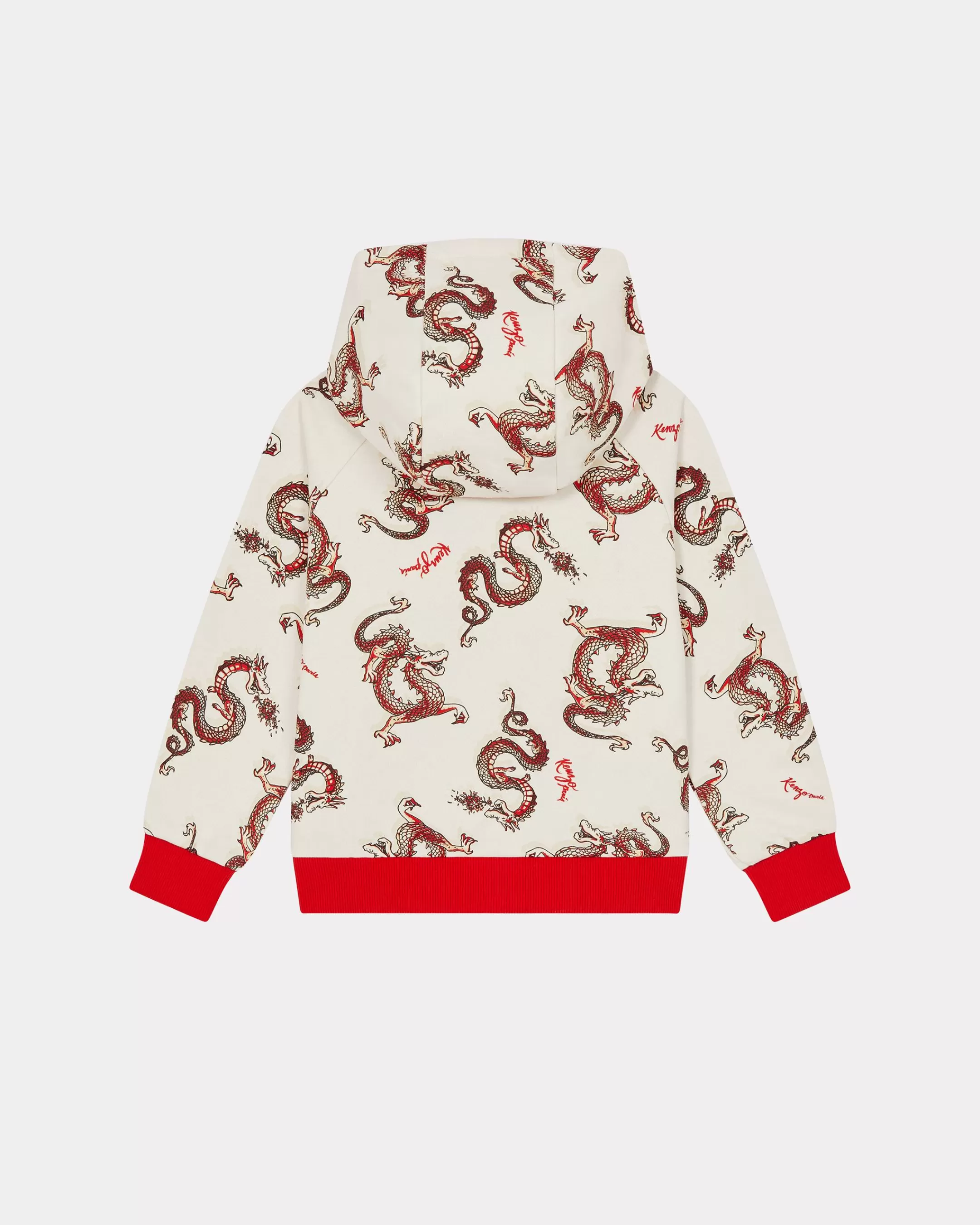 BOYS (3-12 YEARS) | GIRLS (3-12 YEARS)*KENZO Year of the Dragon' printed sweatshirt Cream