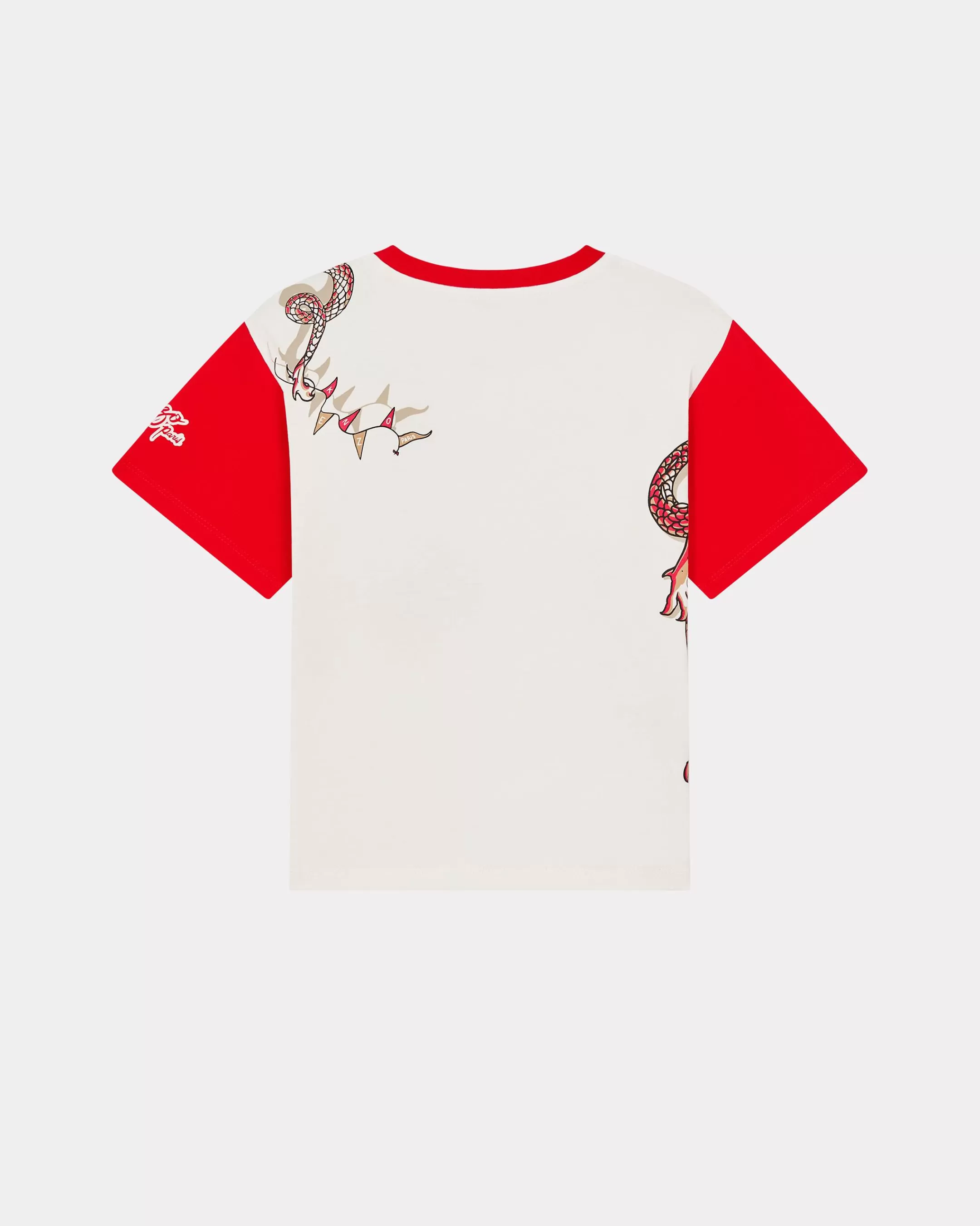 BOYS (3-12 YEARS) | GIRLS (3-12 YEARS)*KENZO Year of the Dragon' printed T-shirt Cream