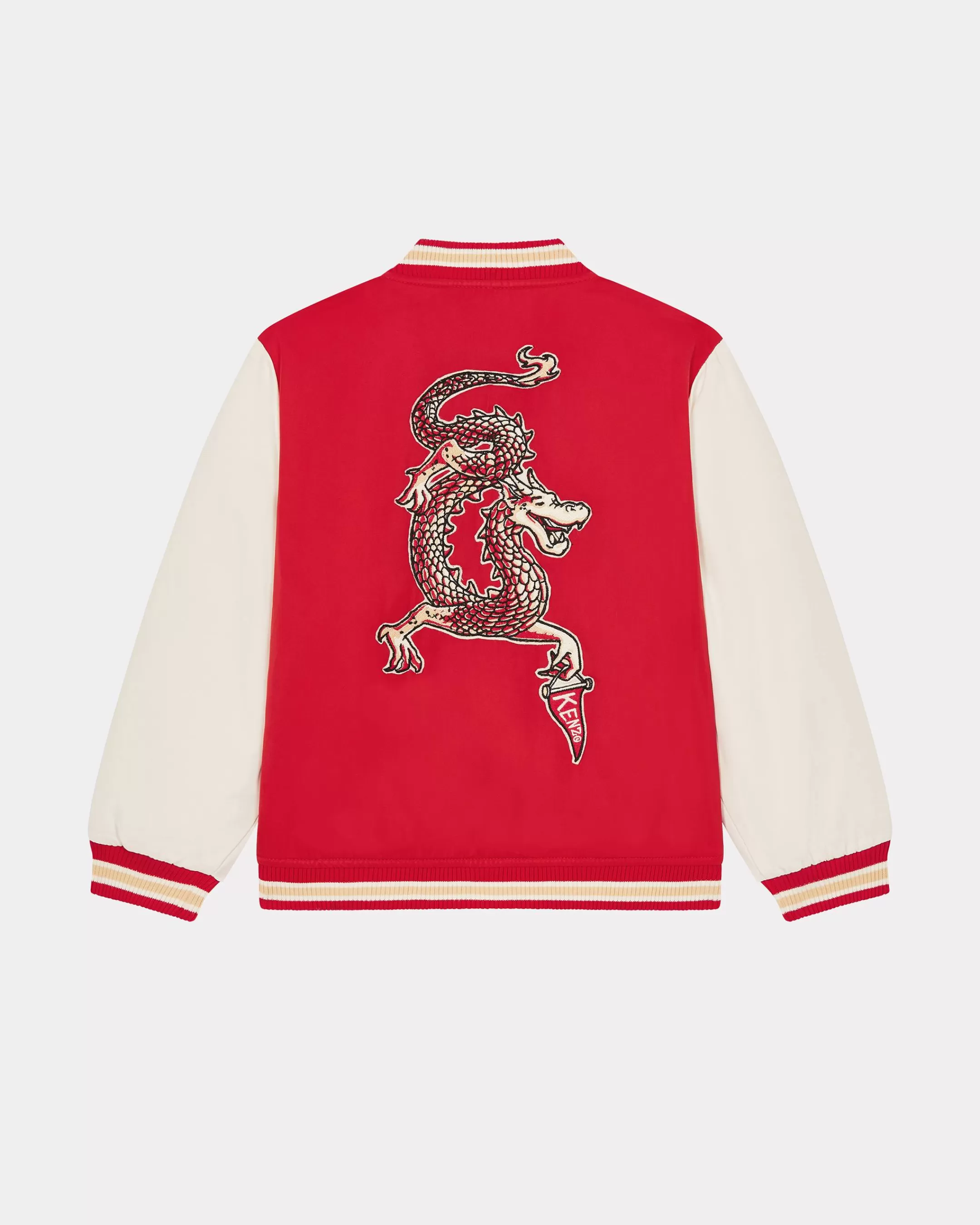 BOYS (3-12 YEARS) | GIRLS (3-12 YEARS)*KENZO Year of the Dragon' reversible blouson jacket Medium Red