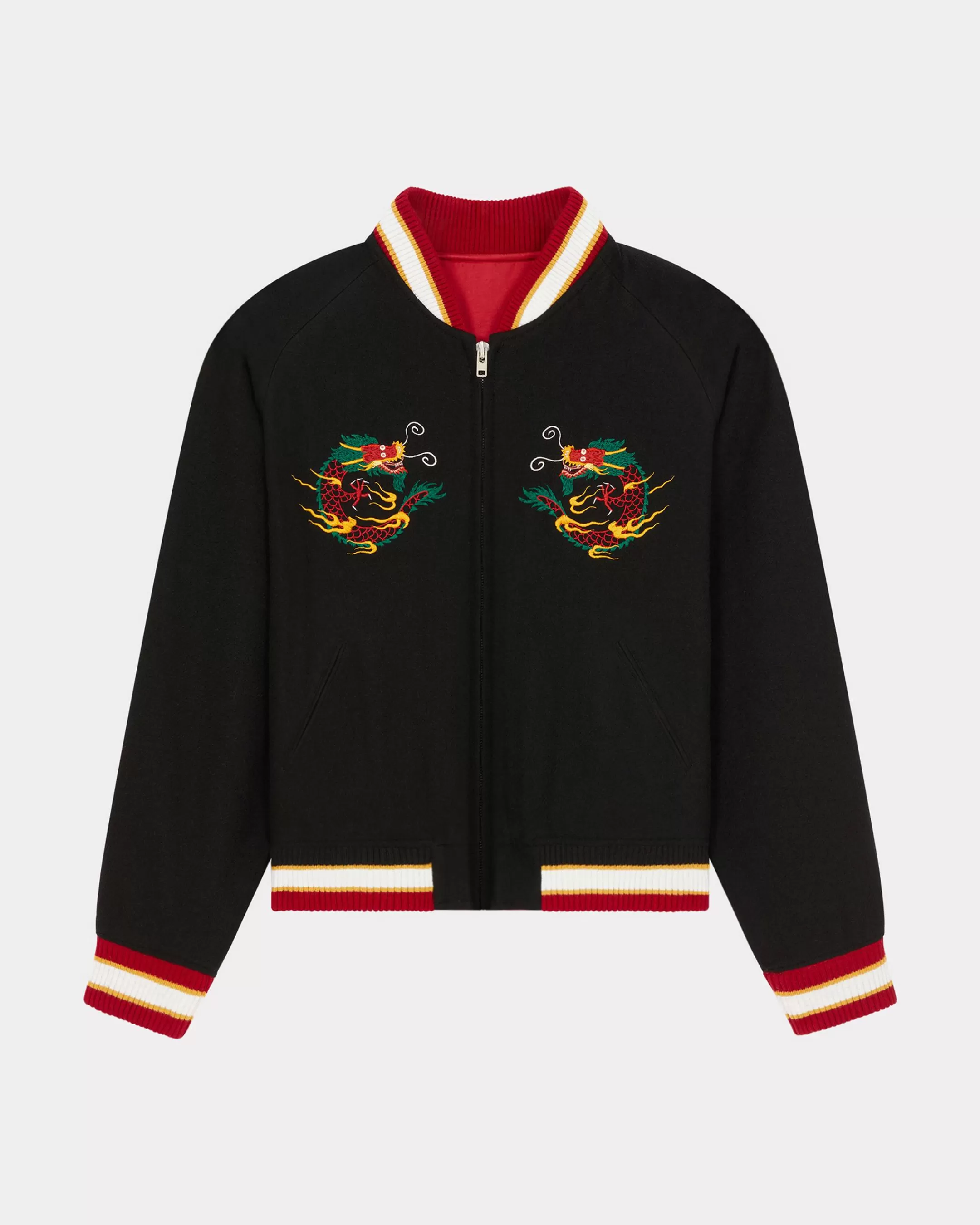 Jackets and Coats | Jackets and Coats*KENZO 'Year of the Dragon' reversible embroidered genderless jacket Black