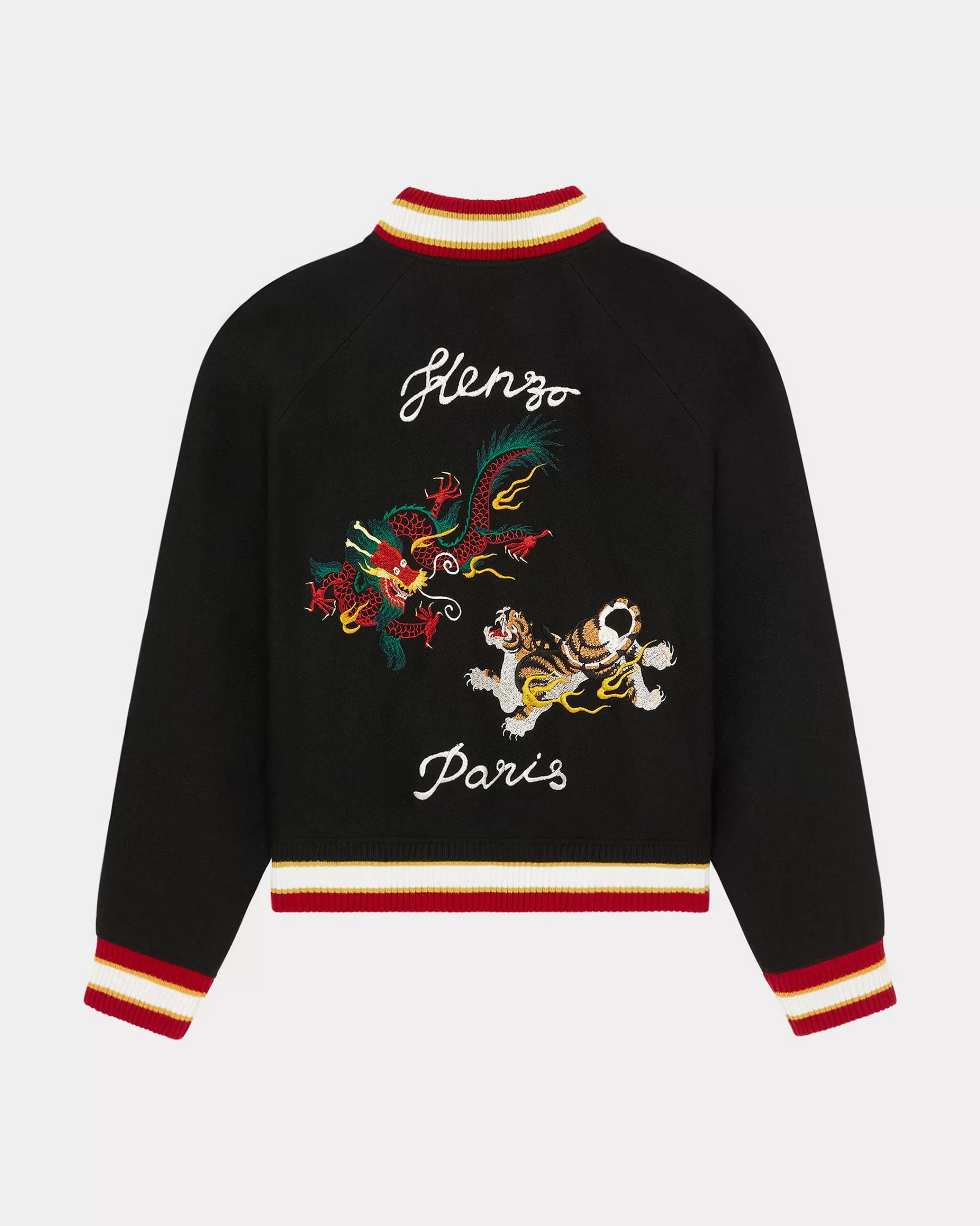 Jackets and Coats | Jackets and Coats*KENZO 'Year of the Dragon' reversible embroidered genderless jacket Black