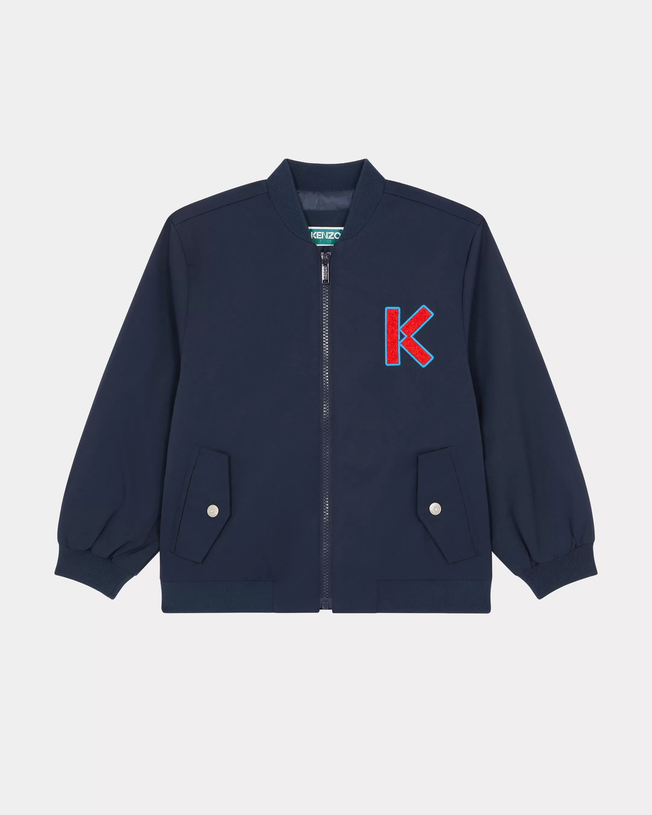 BOYS (3-12 YEARS) | GIRLS (3-12 YEARS)*KENZO Zipped jacket with embroidery Navy Blue